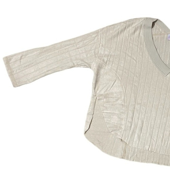 Urban Outfitters V Neck Sweater Neutral Soft Knit Pullover Relaxed Fit Small - Picture 5 of 11